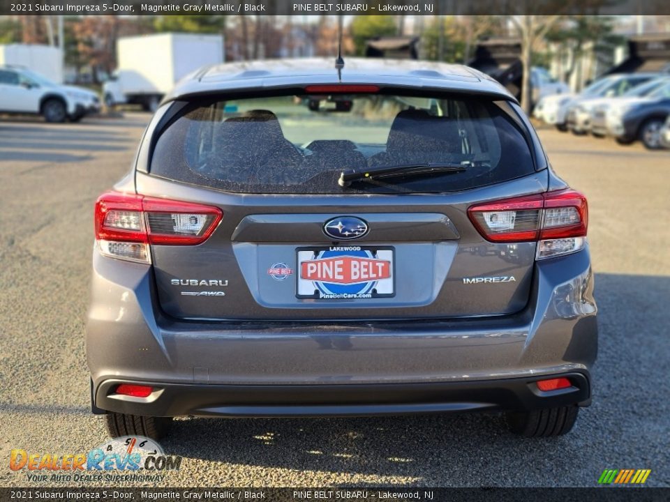 2021 Subaru Impreza 5-Door Magnetite Gray Metallic / Black Photo #7