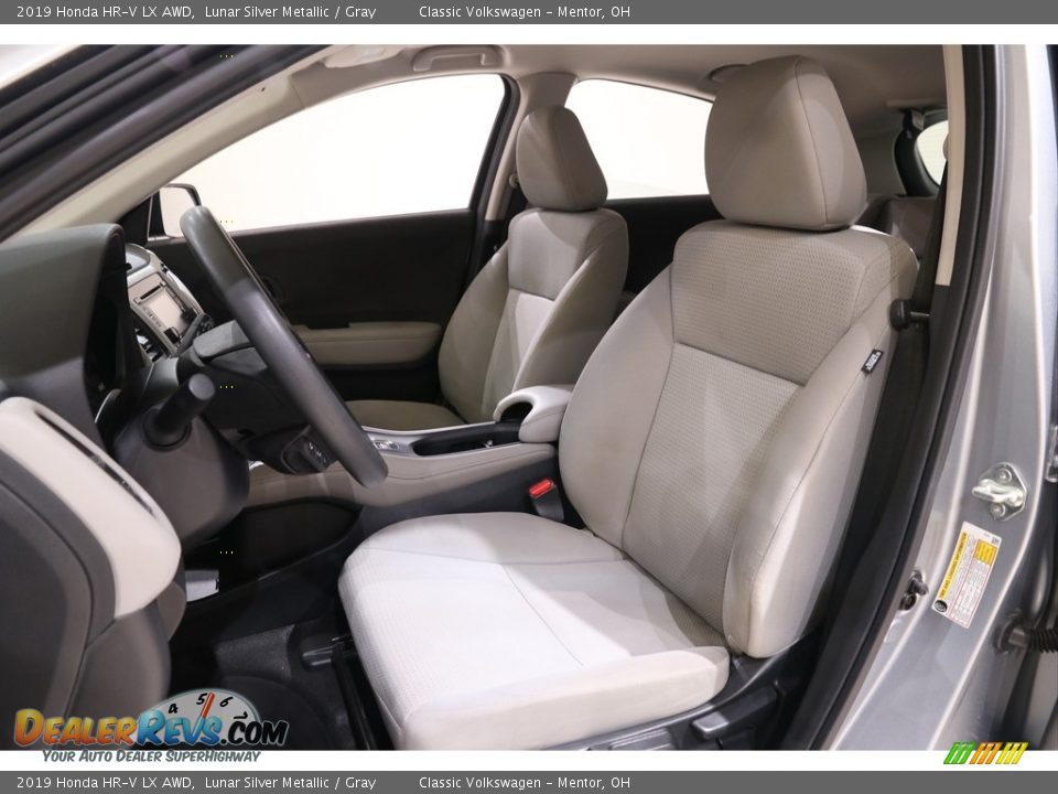 2019 Honda HR-V LX AWD Lunar Silver Metallic / Gray Photo #6