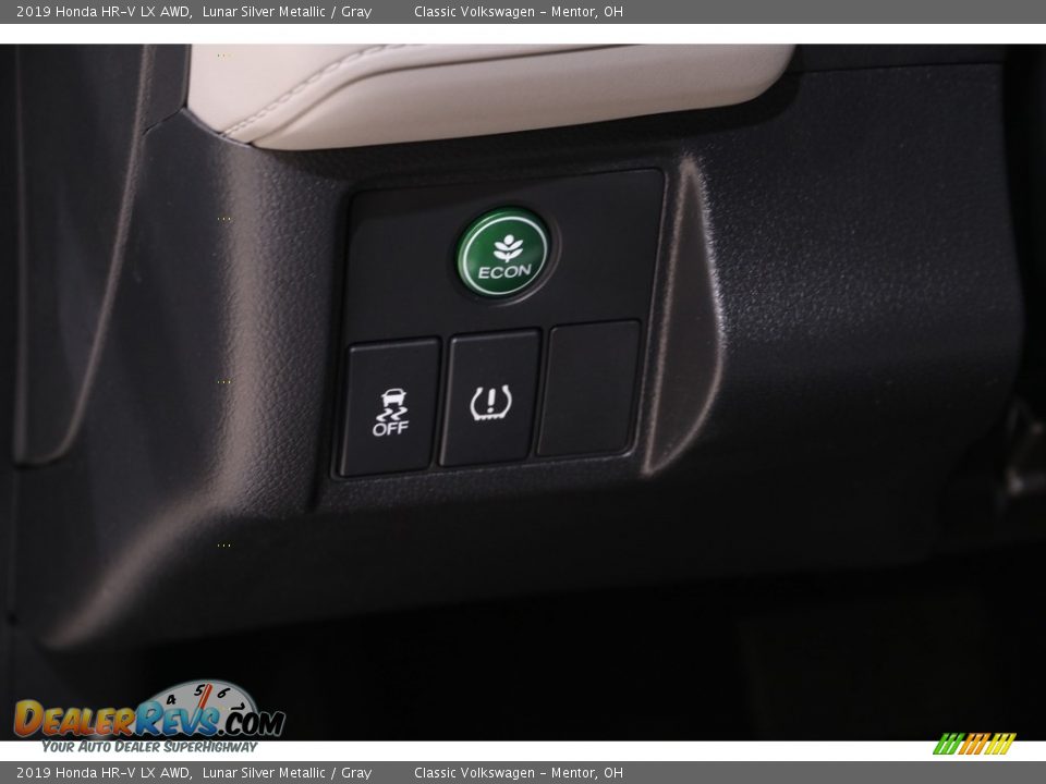 2019 Honda HR-V LX AWD Lunar Silver Metallic / Gray Photo #7