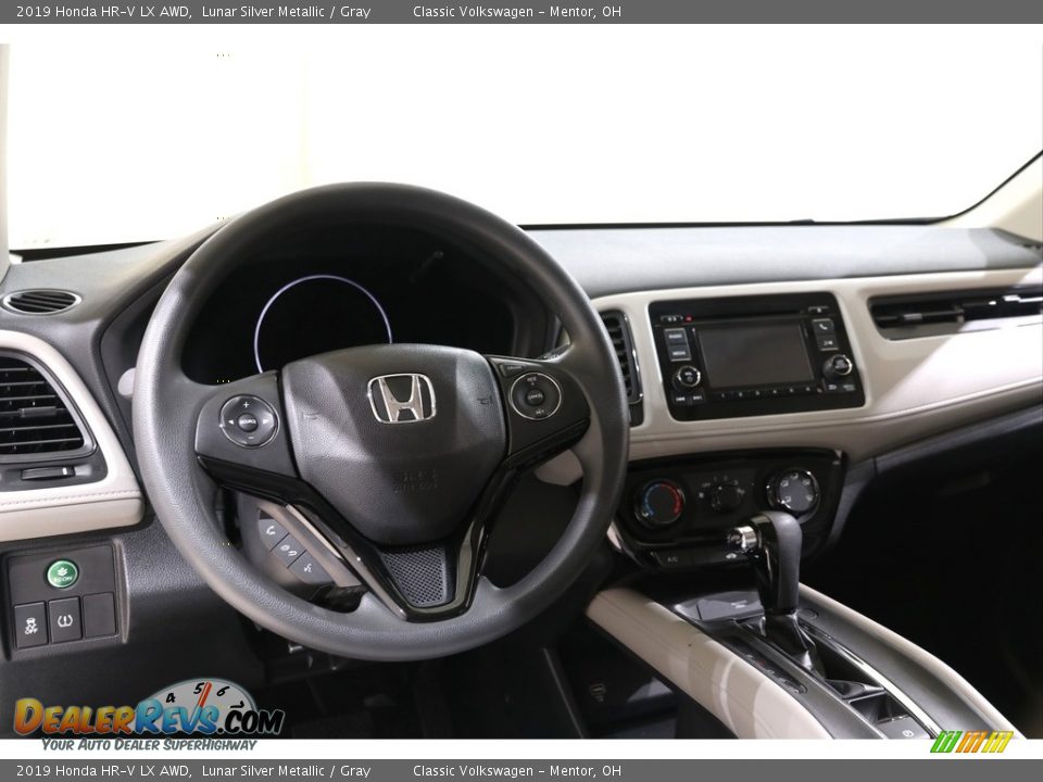 2019 Honda HR-V LX AWD Lunar Silver Metallic / Gray Photo #8