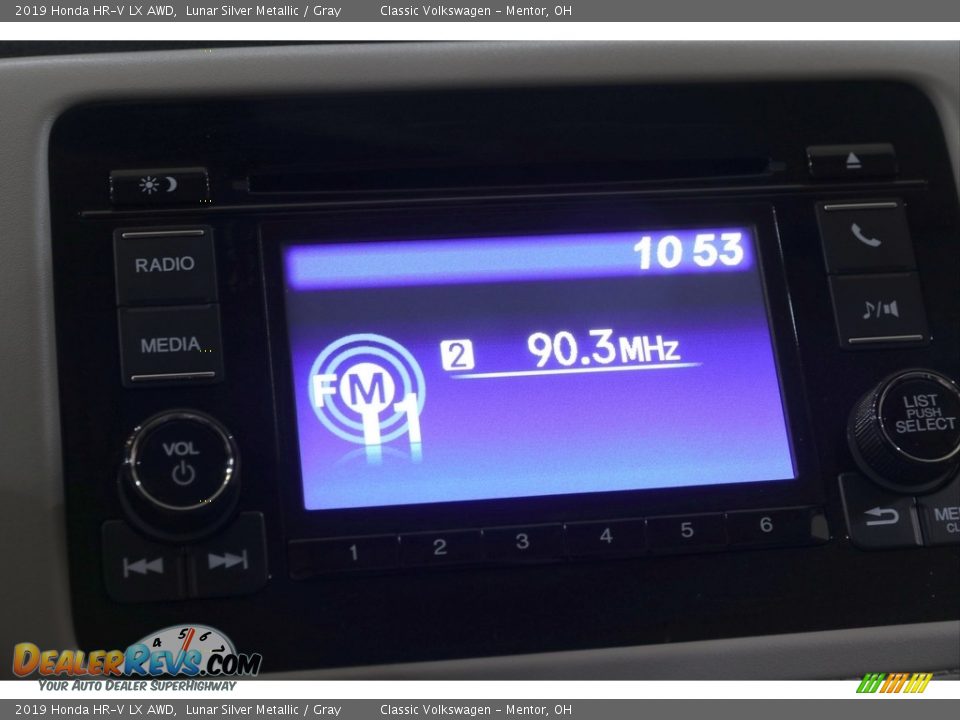 2019 Honda HR-V LX AWD Lunar Silver Metallic / Gray Photo #12