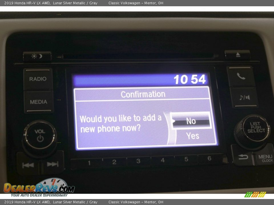 2019 Honda HR-V LX AWD Lunar Silver Metallic / Gray Photo #13