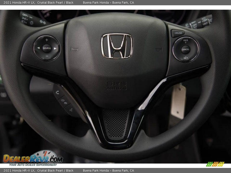 2021 Honda HR-V LX Crystal Black Pearl / Black Photo #21