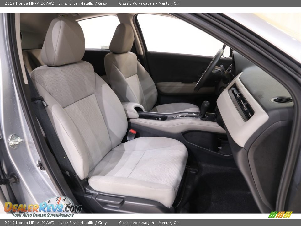 2019 Honda HR-V LX AWD Lunar Silver Metallic / Gray Photo #17
