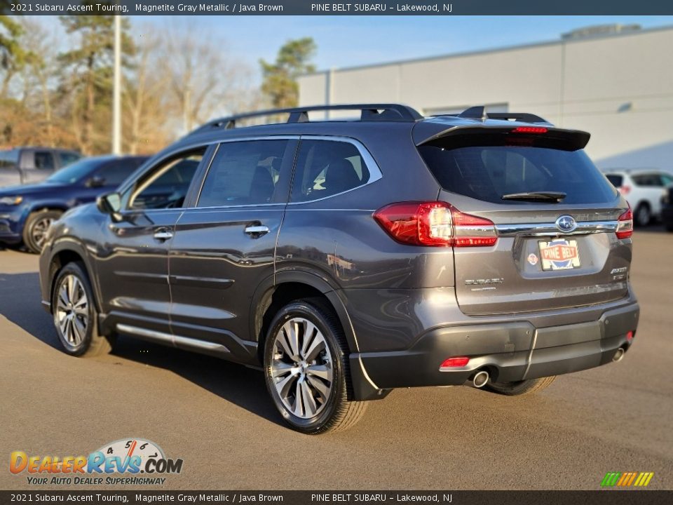 2021 Subaru Ascent Touring Magnetite Gray Metallic / Java Brown Photo #6