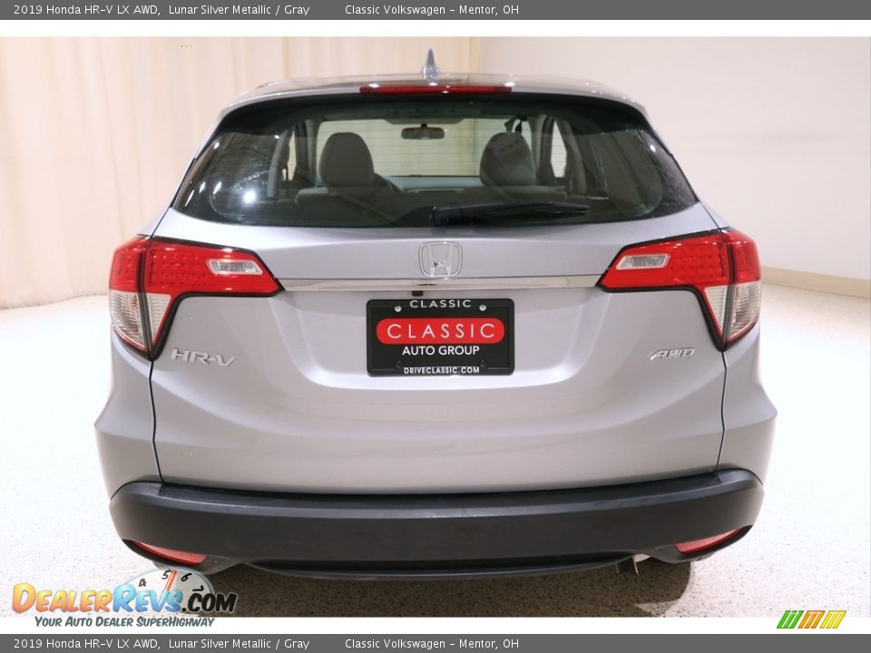 2019 Honda HR-V LX AWD Lunar Silver Metallic / Gray Photo #20