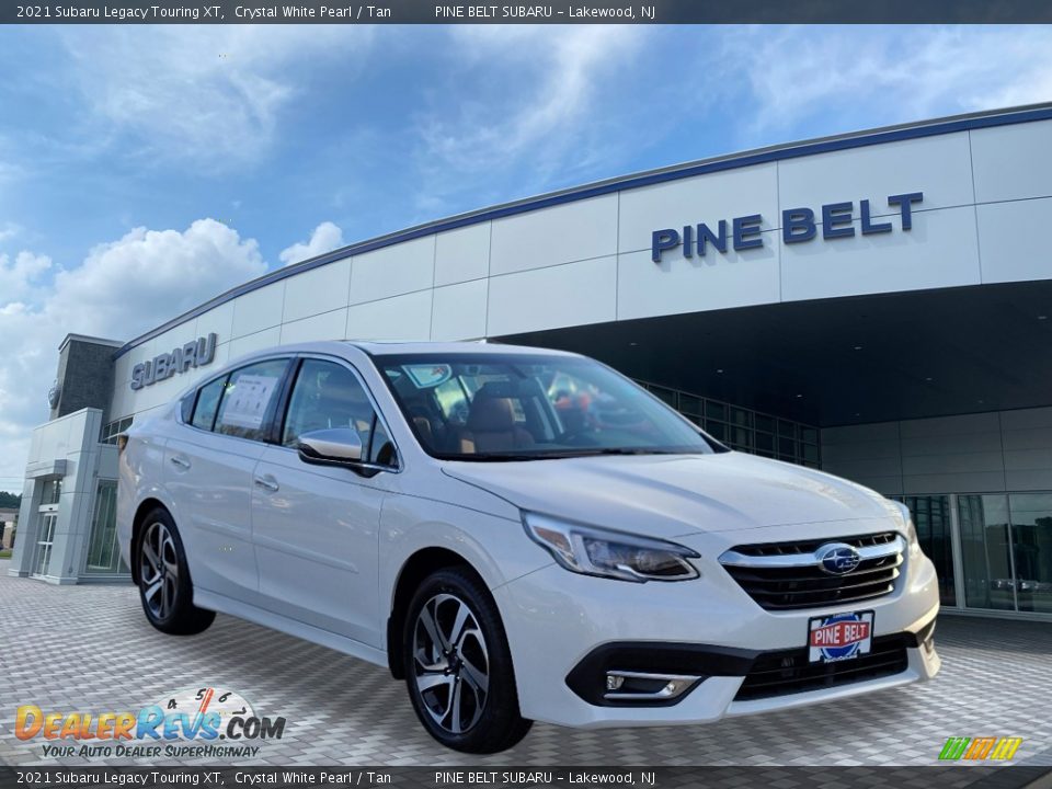 2021 Subaru Legacy Touring XT Crystal White Pearl / Tan Photo #1