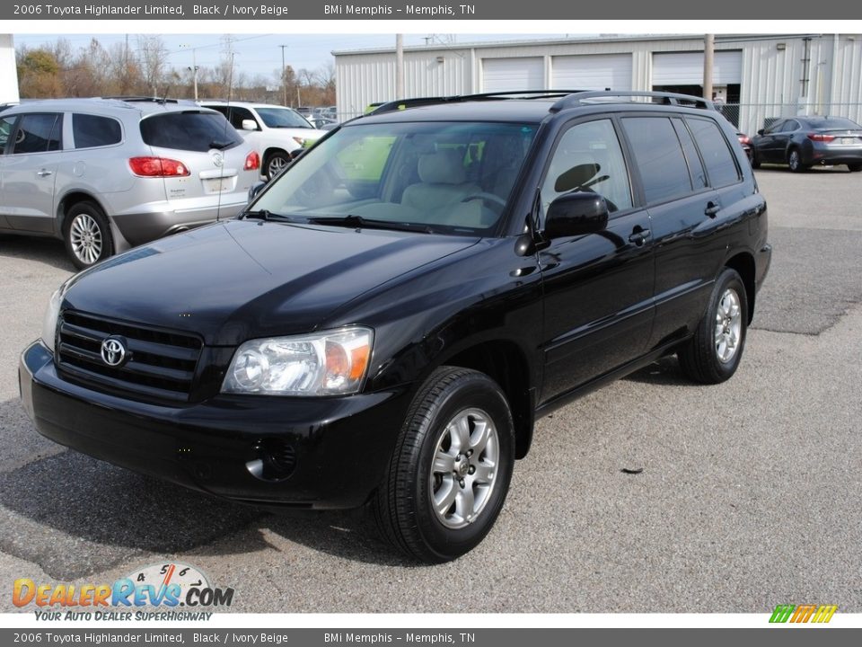 2006 Toyota Highlander Limited Black / Ivory Beige Photo #1