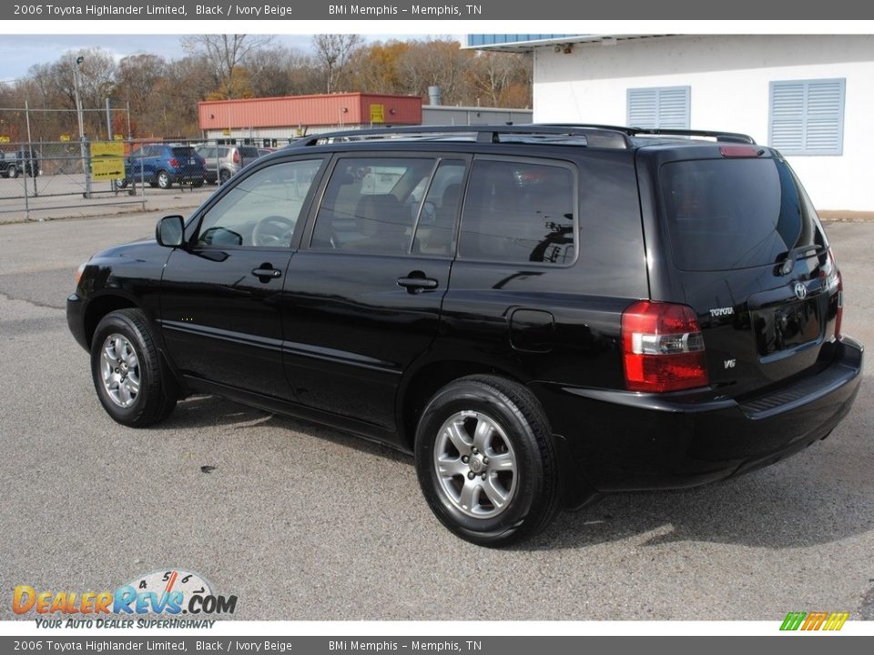 2006 Toyota Highlander Limited Black / Ivory Beige Photo #5