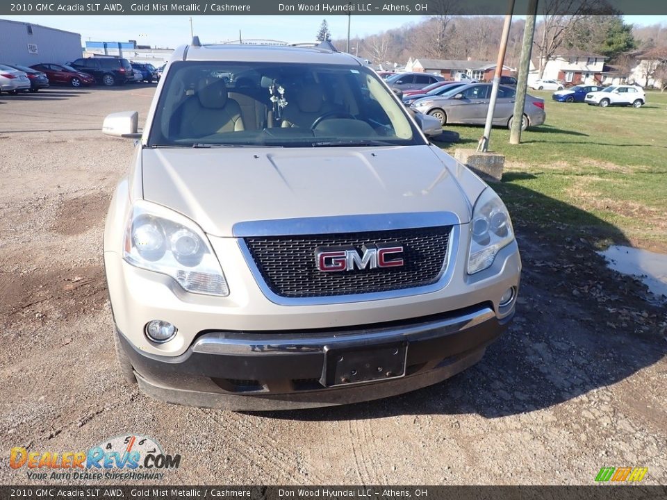 2010 GMC Acadia SLT AWD Gold Mist Metallic / Cashmere Photo #4