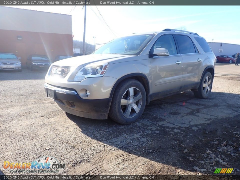 2010 GMC Acadia SLT AWD Gold Mist Metallic / Cashmere Photo #7