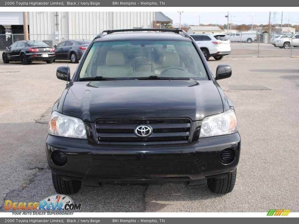 2006 Toyota Highlander Limited Black / Ivory Beige Photo #10