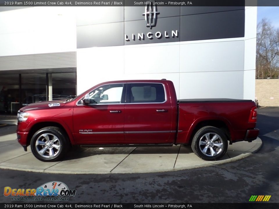 2019 Ram 1500 Limited Crew Cab 4x4 Delmonico Red Pearl / Black Photo #2