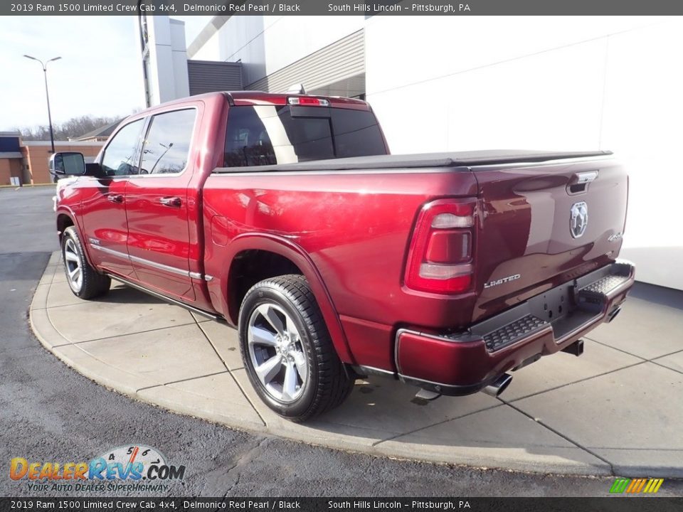 2019 Ram 1500 Limited Crew Cab 4x4 Delmonico Red Pearl / Black Photo #3