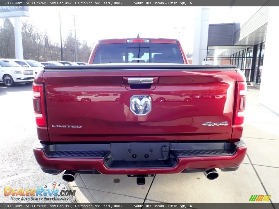 2019 Ram 1500 Limited Crew Cab 4x4 Delmonico Red Pearl / Black Photo #4