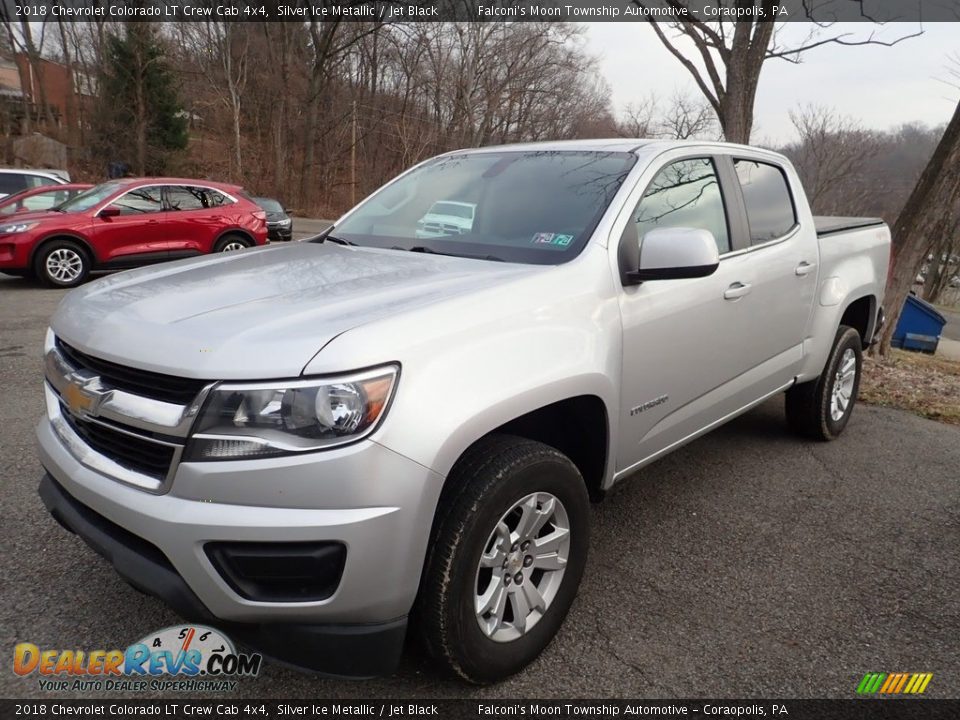 2018 Chevrolet Colorado LT Crew Cab 4x4 Silver Ice Metallic / Jet Black Photo #1