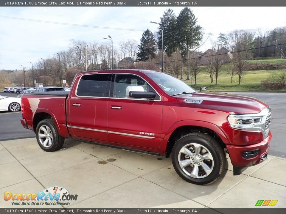 2019 Ram 1500 Limited Crew Cab 4x4 Delmonico Red Pearl / Black Photo #6