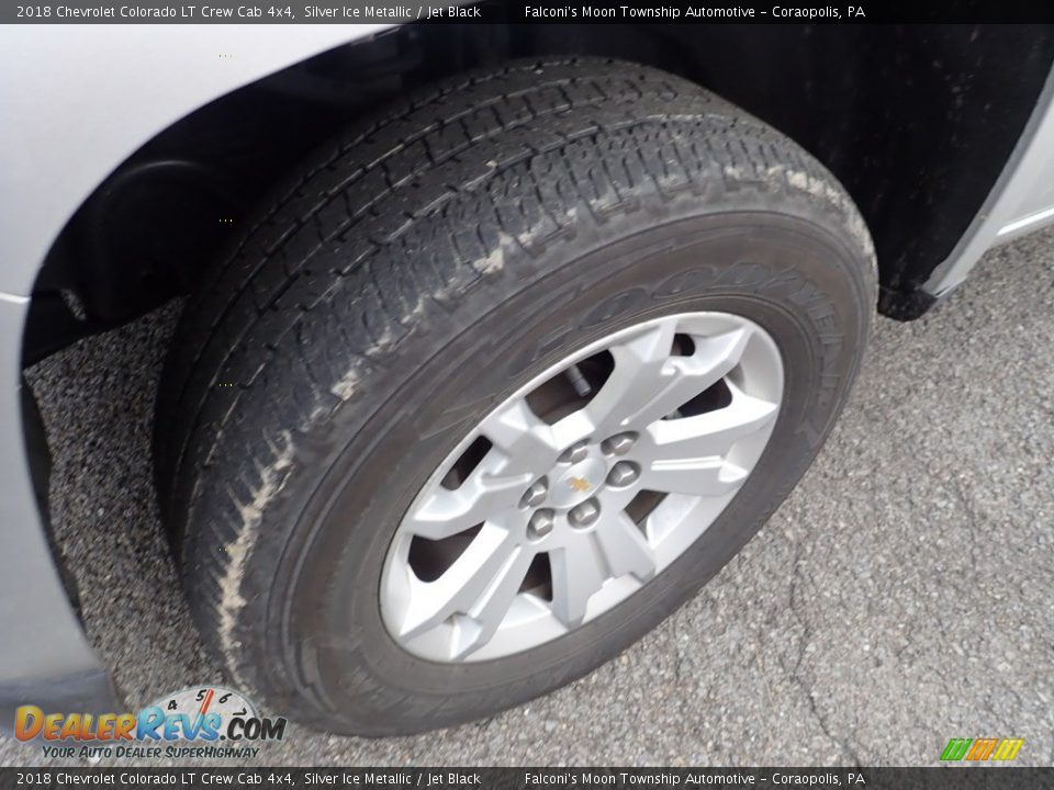 2018 Chevrolet Colorado LT Crew Cab 4x4 Silver Ice Metallic / Jet Black Photo #2
