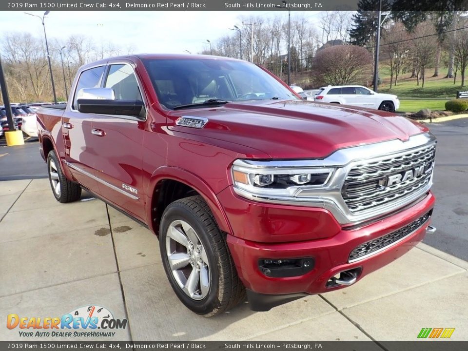 2019 Ram 1500 Limited Crew Cab 4x4 Delmonico Red Pearl / Black Photo #7