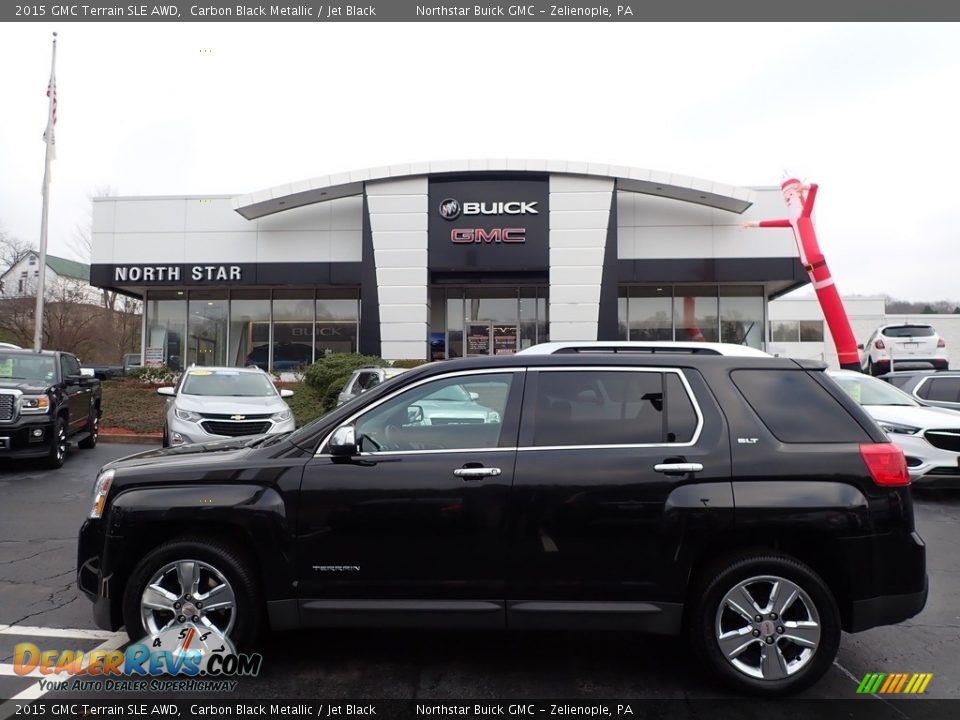 2015 GMC Terrain SLE AWD Carbon Black Metallic / Jet Black Photo #1