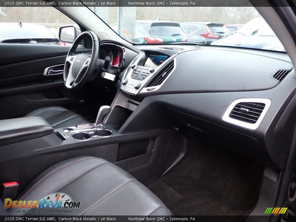 2015 GMC Terrain SLE AWD Carbon Black Metallic / Jet Black Photo #6