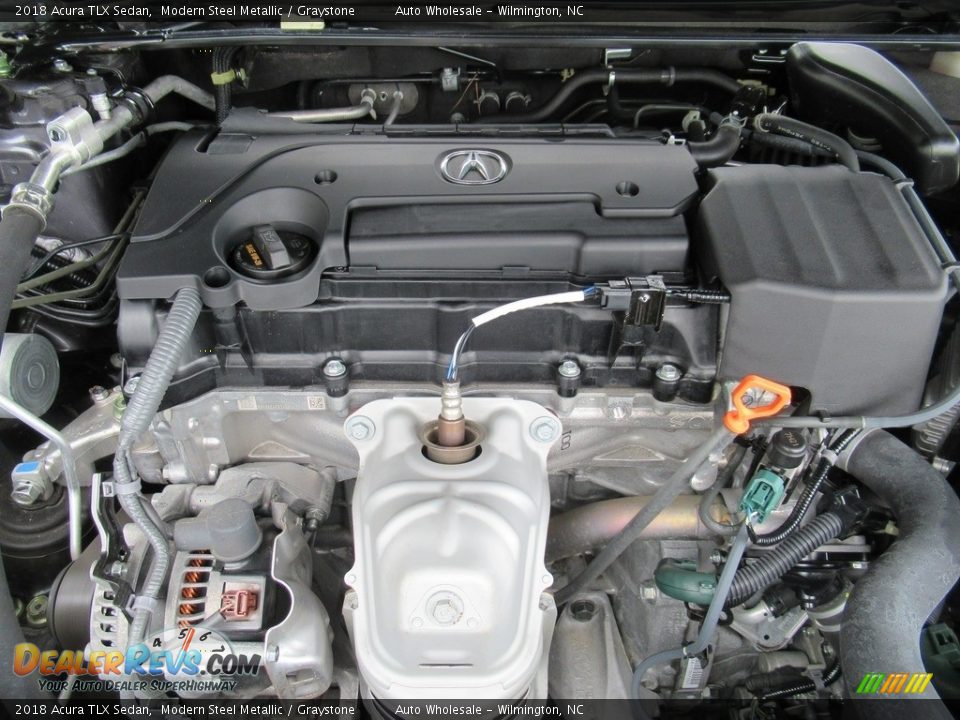 2018 Acura TLX Sedan Modern Steel Metallic / Graystone Photo #6