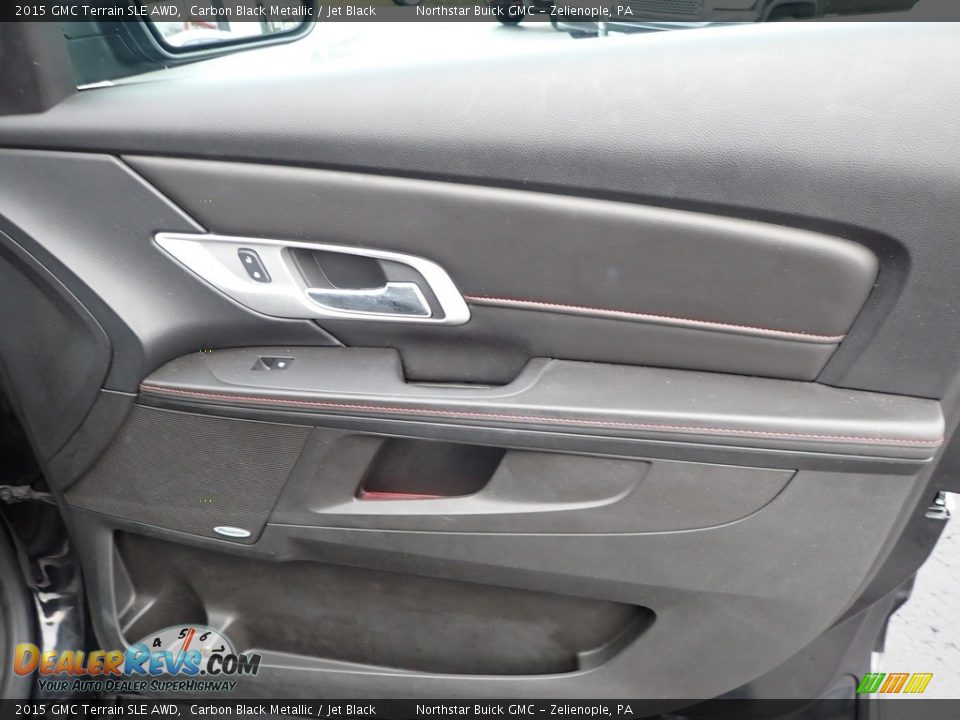 2015 GMC Terrain SLE AWD Carbon Black Metallic / Jet Black Photo #7