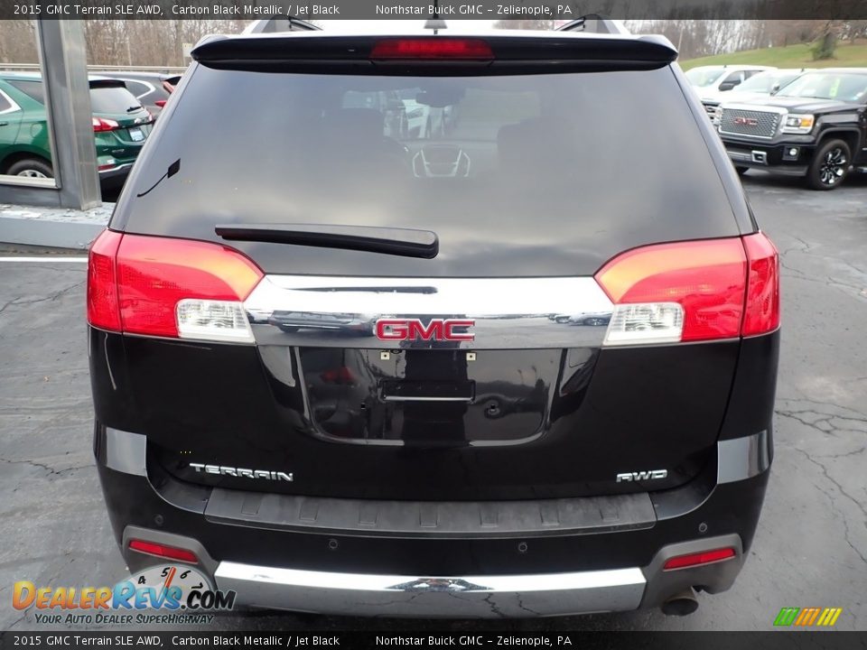 2015 GMC Terrain SLE AWD Carbon Black Metallic / Jet Black Photo #10