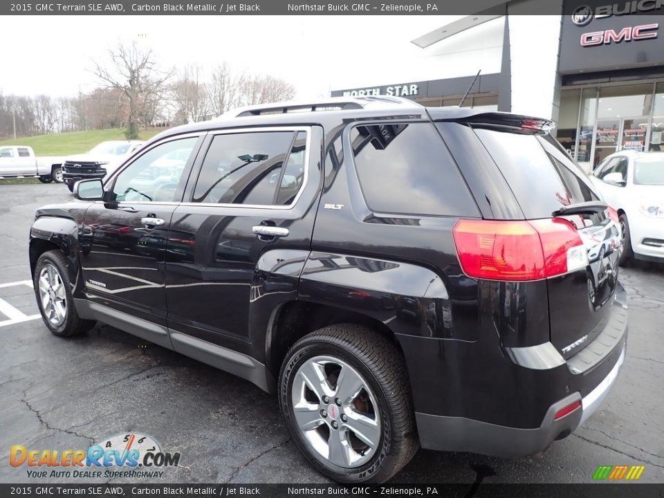 2015 GMC Terrain SLE AWD Carbon Black Metallic / Jet Black Photo #13