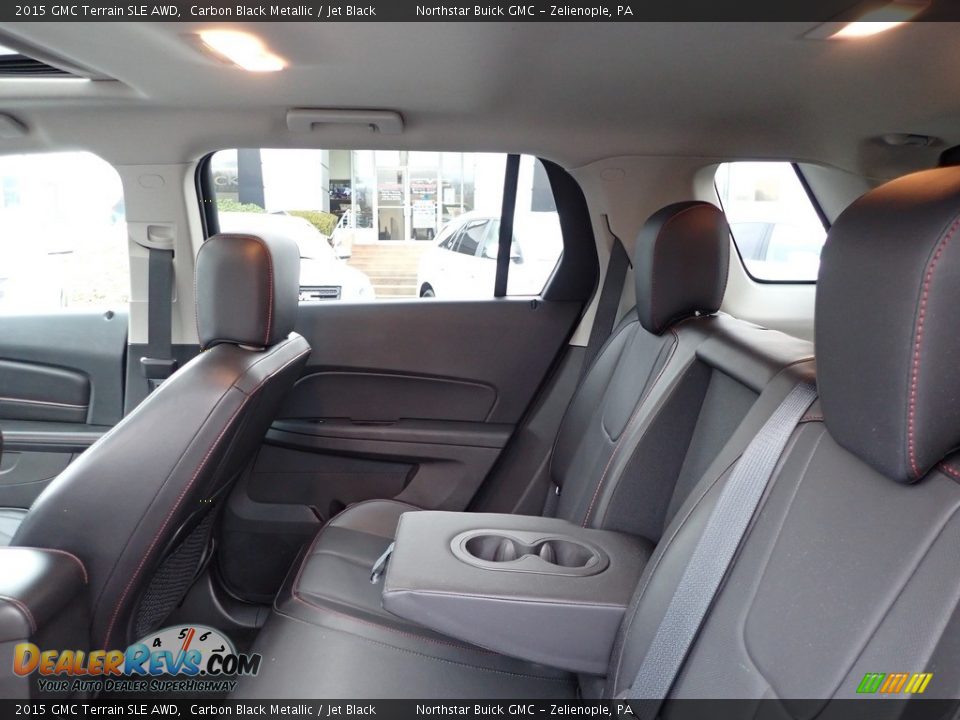 2015 GMC Terrain SLE AWD Carbon Black Metallic / Jet Black Photo #18