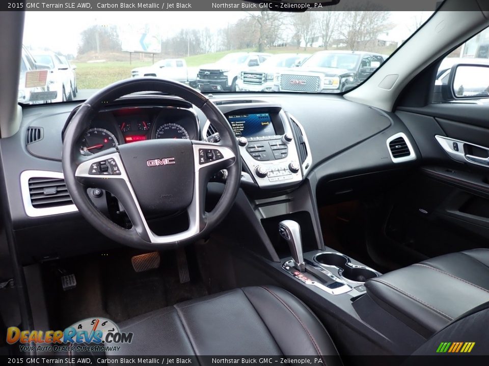 Jet Black Interior - 2015 GMC Terrain SLE AWD Photo #19