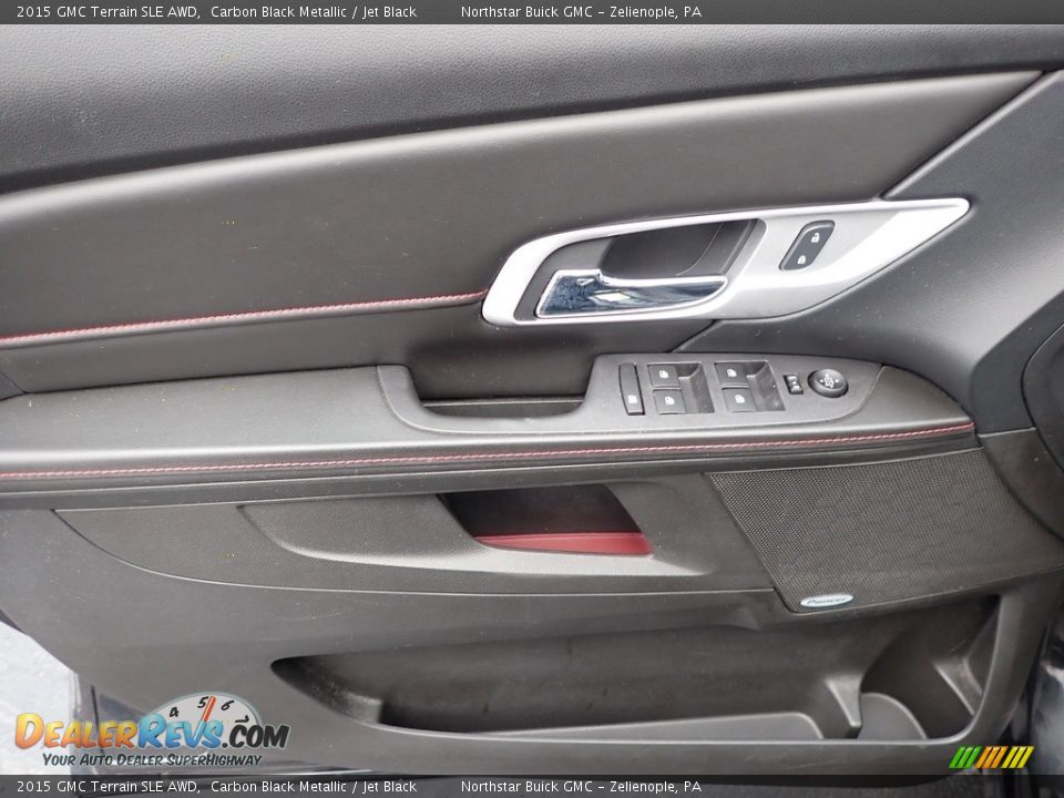 2015 GMC Terrain SLE AWD Carbon Black Metallic / Jet Black Photo #21