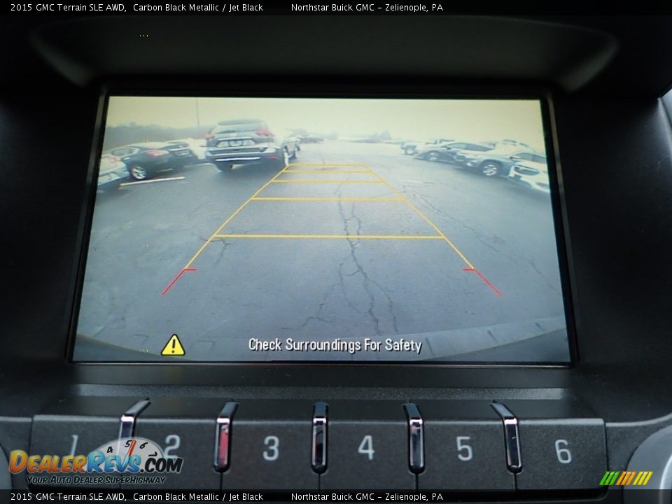 2015 GMC Terrain SLE AWD Carbon Black Metallic / Jet Black Photo #24
