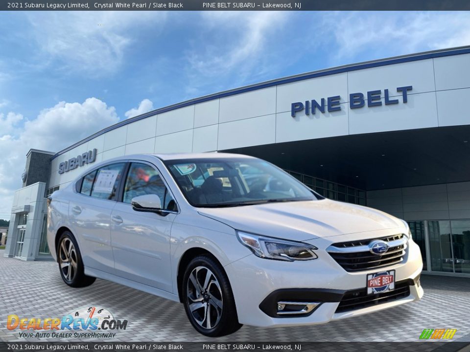 2021 Subaru Legacy Limited Crystal White Pearl / Slate Black Photo #1
