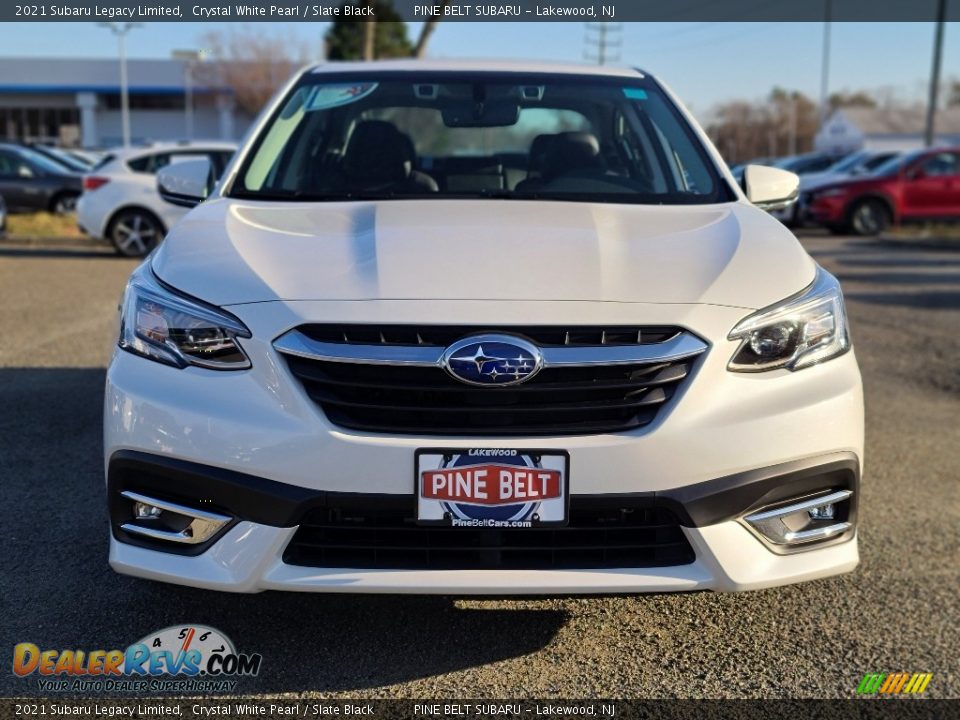 2021 Subaru Legacy Limited Crystal White Pearl / Slate Black Photo #3