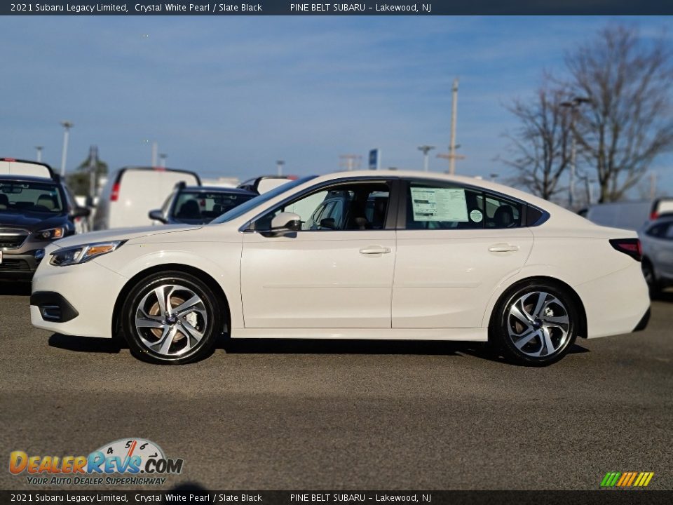 2021 Subaru Legacy Limited Crystal White Pearl / Slate Black Photo #4