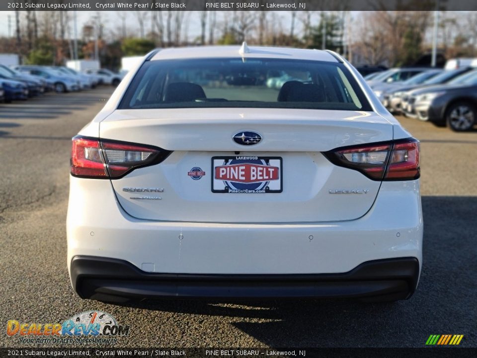 2021 Subaru Legacy Limited Crystal White Pearl / Slate Black Photo #7