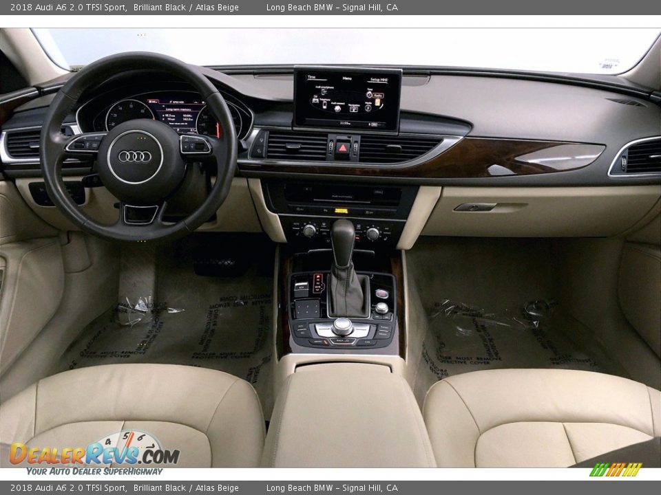 Atlas Beige Interior - 2018 Audi A6 2.0 TFSI Sport Photo #15