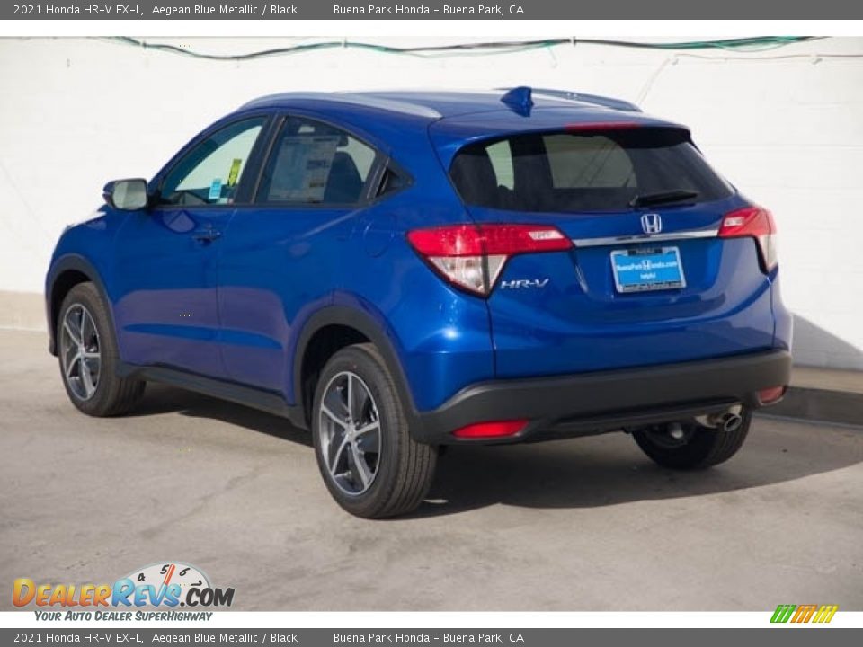 2021 Honda HR-V EX-L Aegean Blue Metallic / Black Photo #2