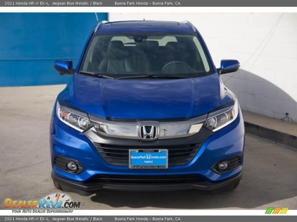 2021 Honda HR-V EX-L Aegean Blue Metallic / Black Photo #3