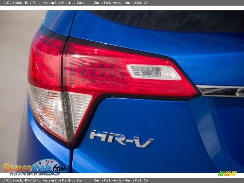 2021 Honda HR-V EX-L Aegean Blue Metallic / Black Photo #6