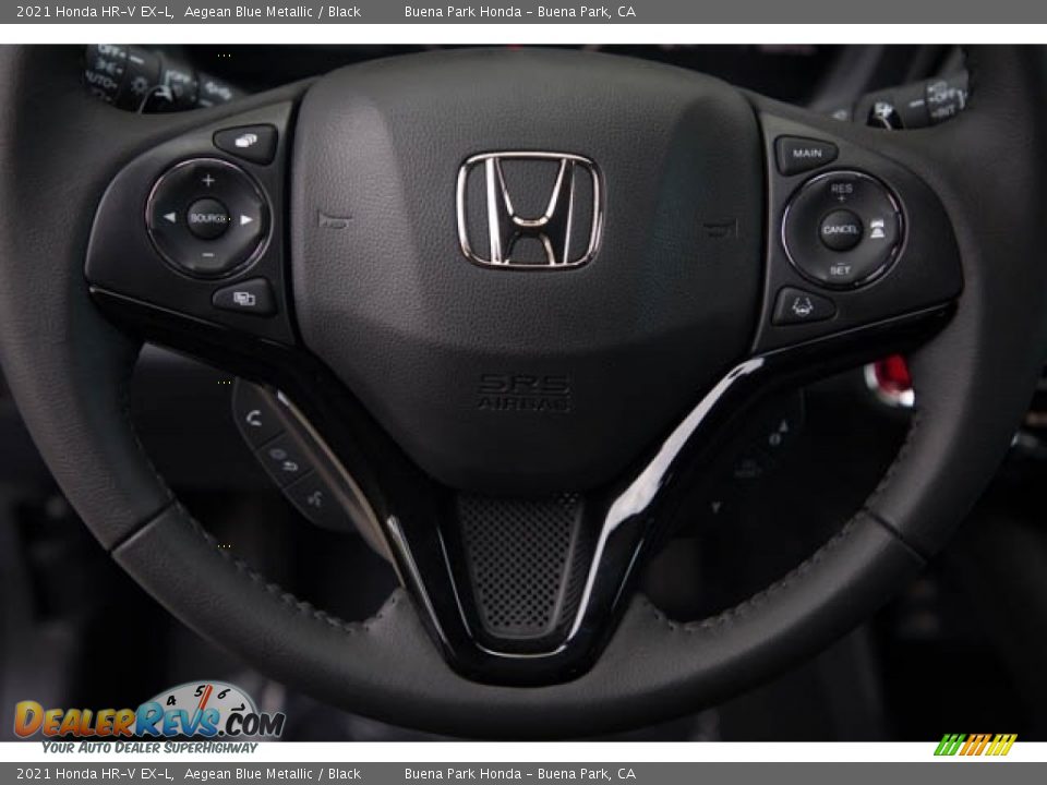 2021 Honda HR-V EX-L Aegean Blue Metallic / Black Photo #20