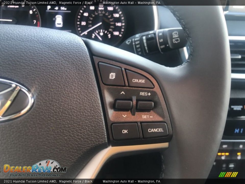 2021 Hyundai Tucson Limited AWD Magnetic Force / Black Photo #11