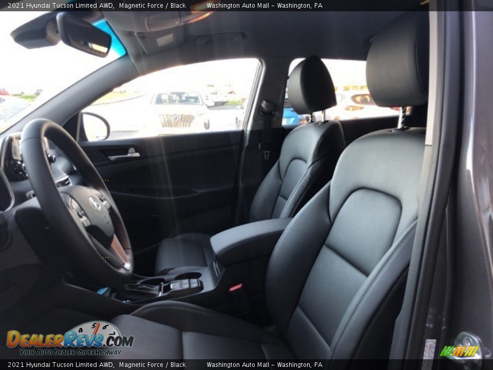 2021 Hyundai Tucson Limited AWD Magnetic Force / Black Photo #14