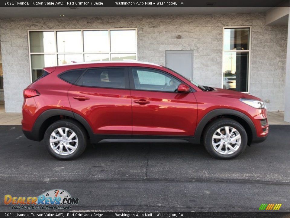 Red Crimson 2021 Hyundai Tucson Value AWD Photo #2