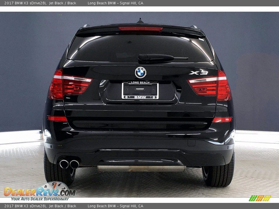 2017 BMW X3 sDrive28i Jet Black / Black Photo #3