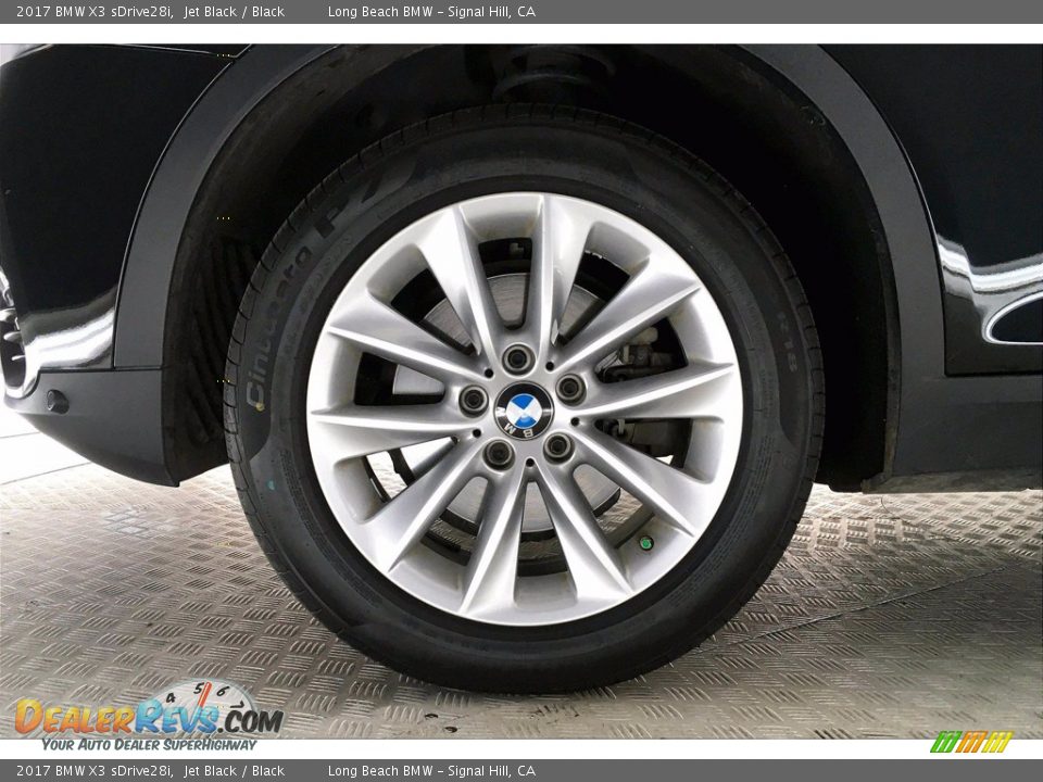 2017 BMW X3 sDrive28i Jet Black / Black Photo #8