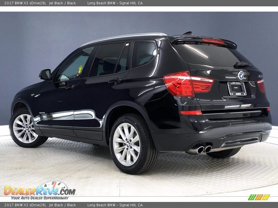 2017 BMW X3 sDrive28i Jet Black / Black Photo #10