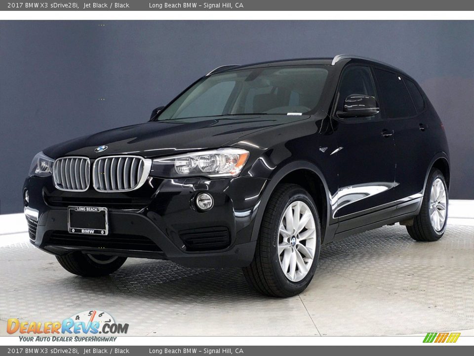 2017 BMW X3 sDrive28i Jet Black / Black Photo #12