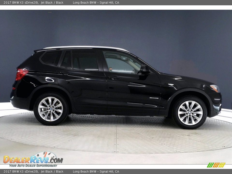 2017 BMW X3 sDrive28i Jet Black / Black Photo #14